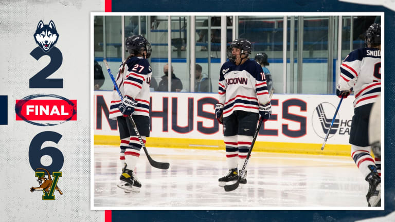 Women’s Hockey: Vermont Vrooms To Victory Over UConn